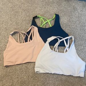 Strappy sports bra bundle